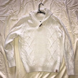 Trendy White Sweater Unisex